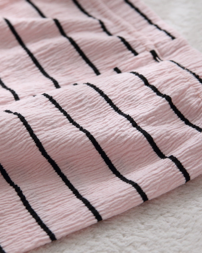 兒童鑲邊打底褲 SS 粉紅色