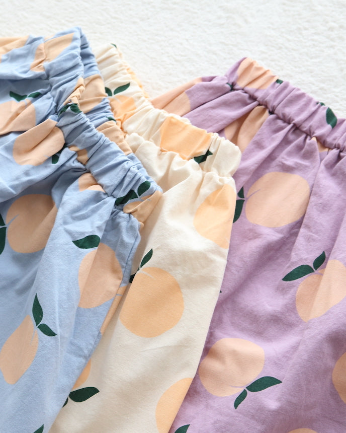 韓国子供服 キッズ 綿100% 北欧 リンゴ スカート