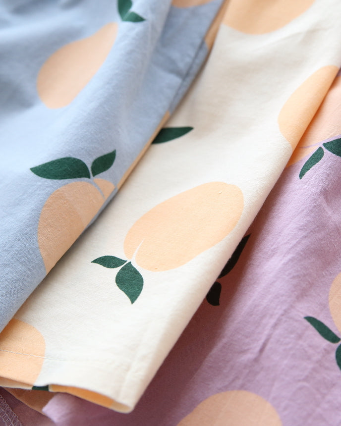 韓国子供服 キッズ 綿100% 北欧 リンゴ スカート