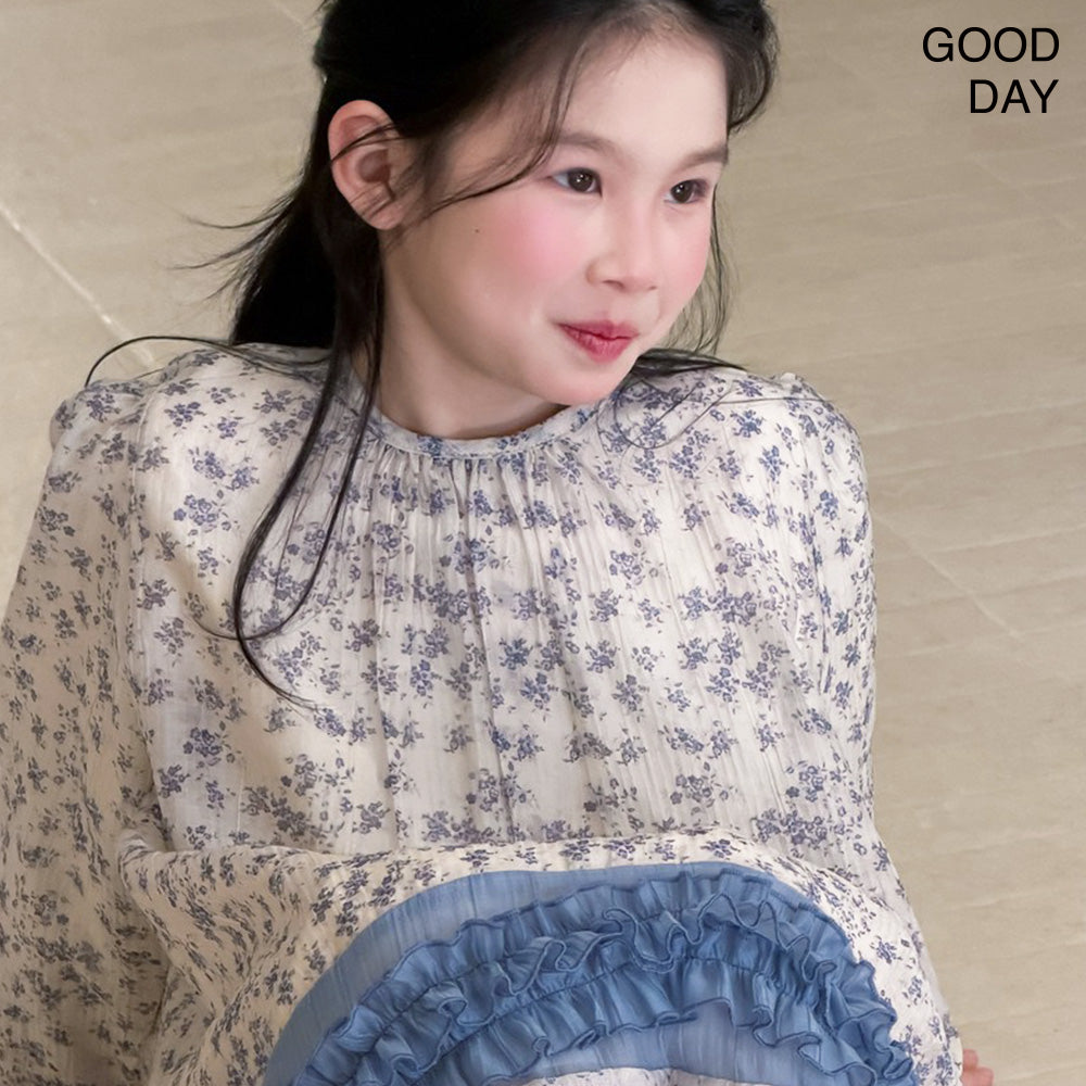 キッズ 長袖 ロング丈 ワンピース 花柄 薄手 涼しい  女の子 春服 夏服  韓国風 おしゃれ 可愛い 上品 お出かけ