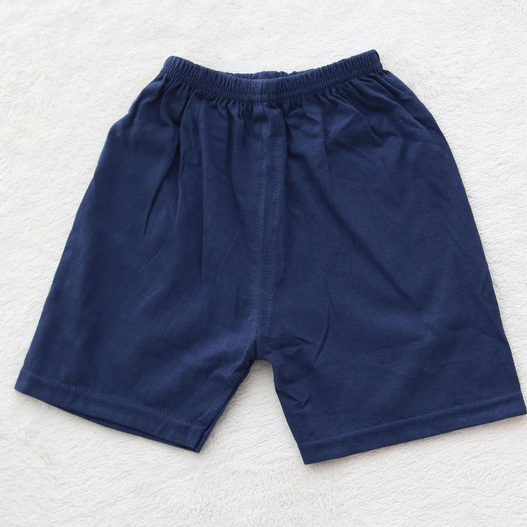 キッズ 上下セット ショート Tシャツ＋ パンツ バットマン ネイビー コットン 綿100％ 部屋着 着替え 春夏 通園